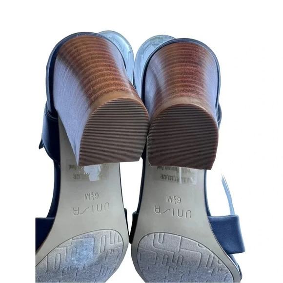 UNISA Dark Blue Strap Heeled Sandals•Women’s Size 61/2•Worn Once Great Condition - Picture 5 of 11